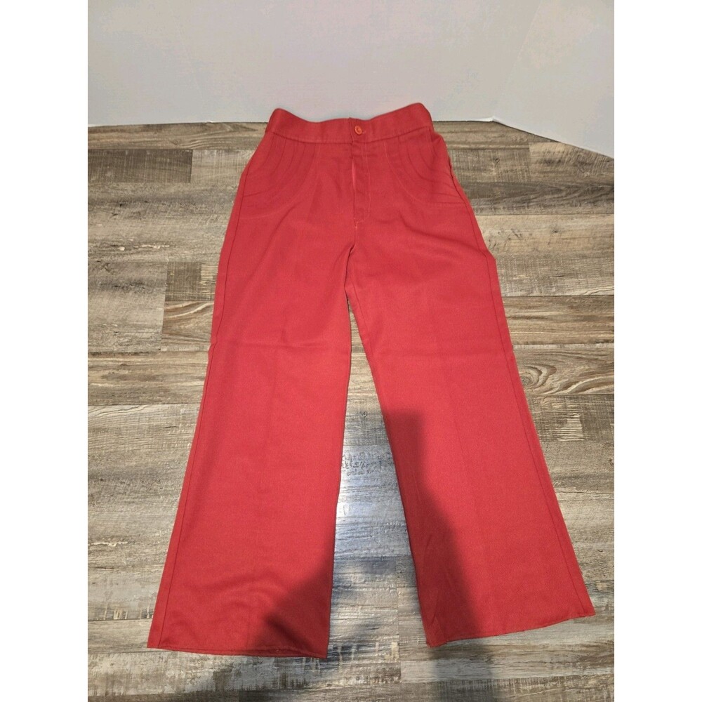 Vintage 60’s-70s K Mart Red Women’s Pants 100% Polyester.                     #9
